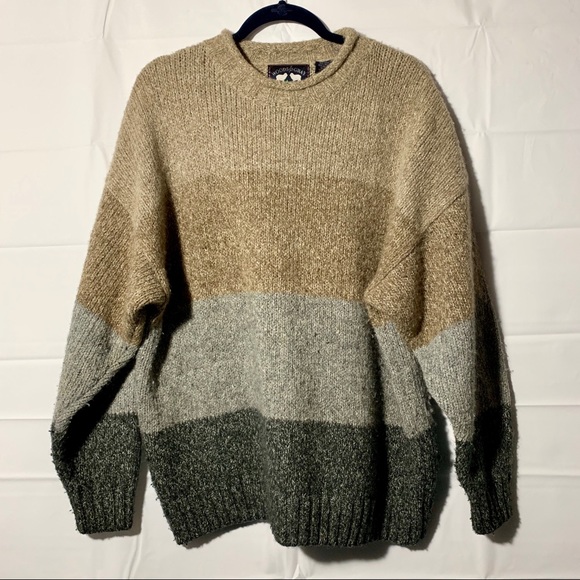Sweaters - Woods & gray oversize wool sweater men’s fit large